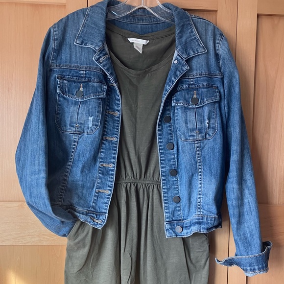 H&M Dresses & Skirts - H&M Olive Green Women's Tee Shirt Dress